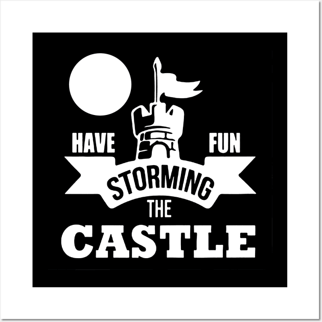 Storming the Castle Wall Art by Minhaz Anik